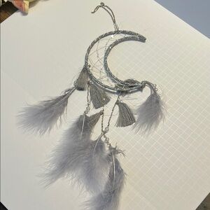 💚Silver Dreamcatcher with Feathers